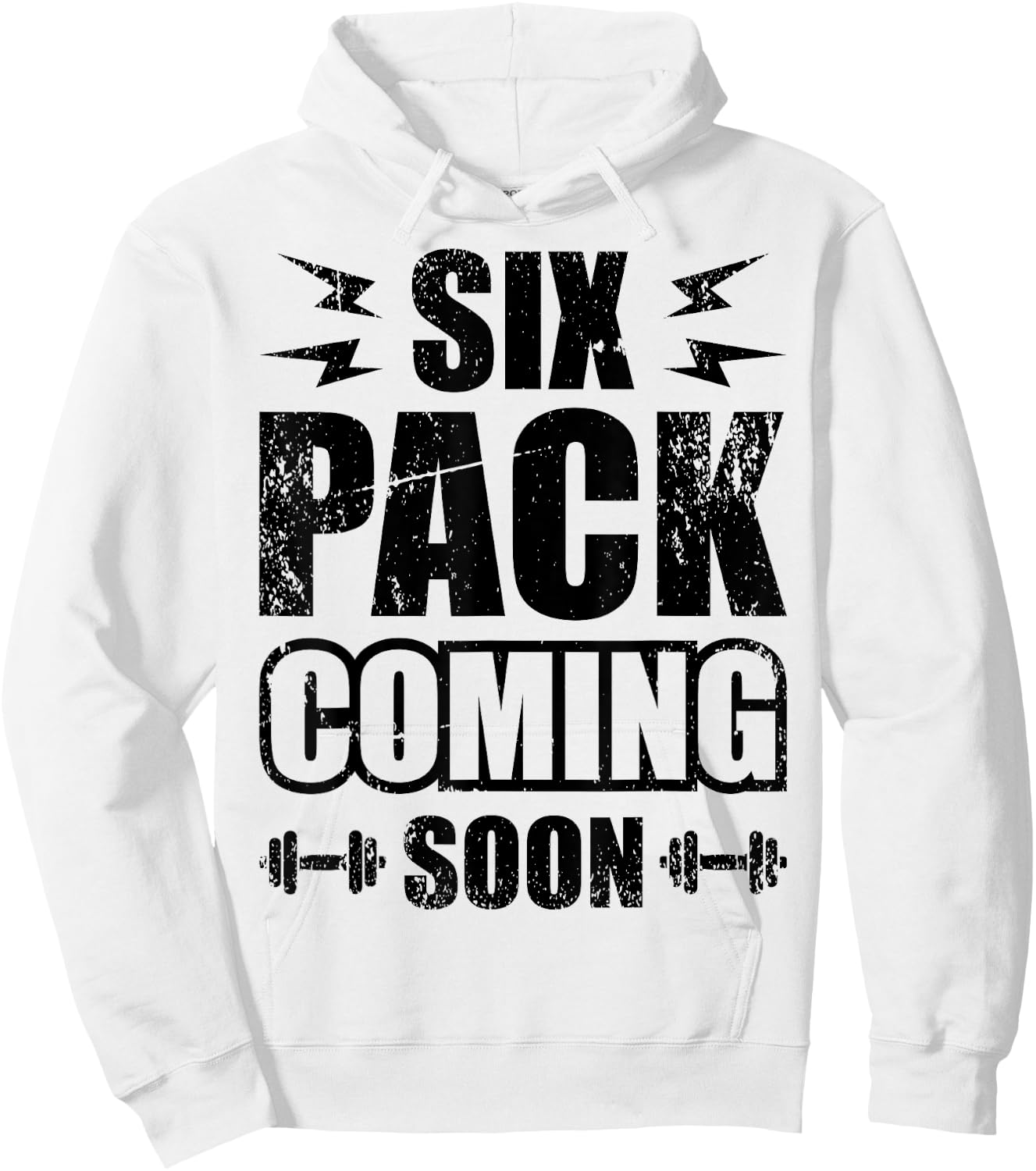 Six Pack Coming Soon Hoodie - Hoodie | White