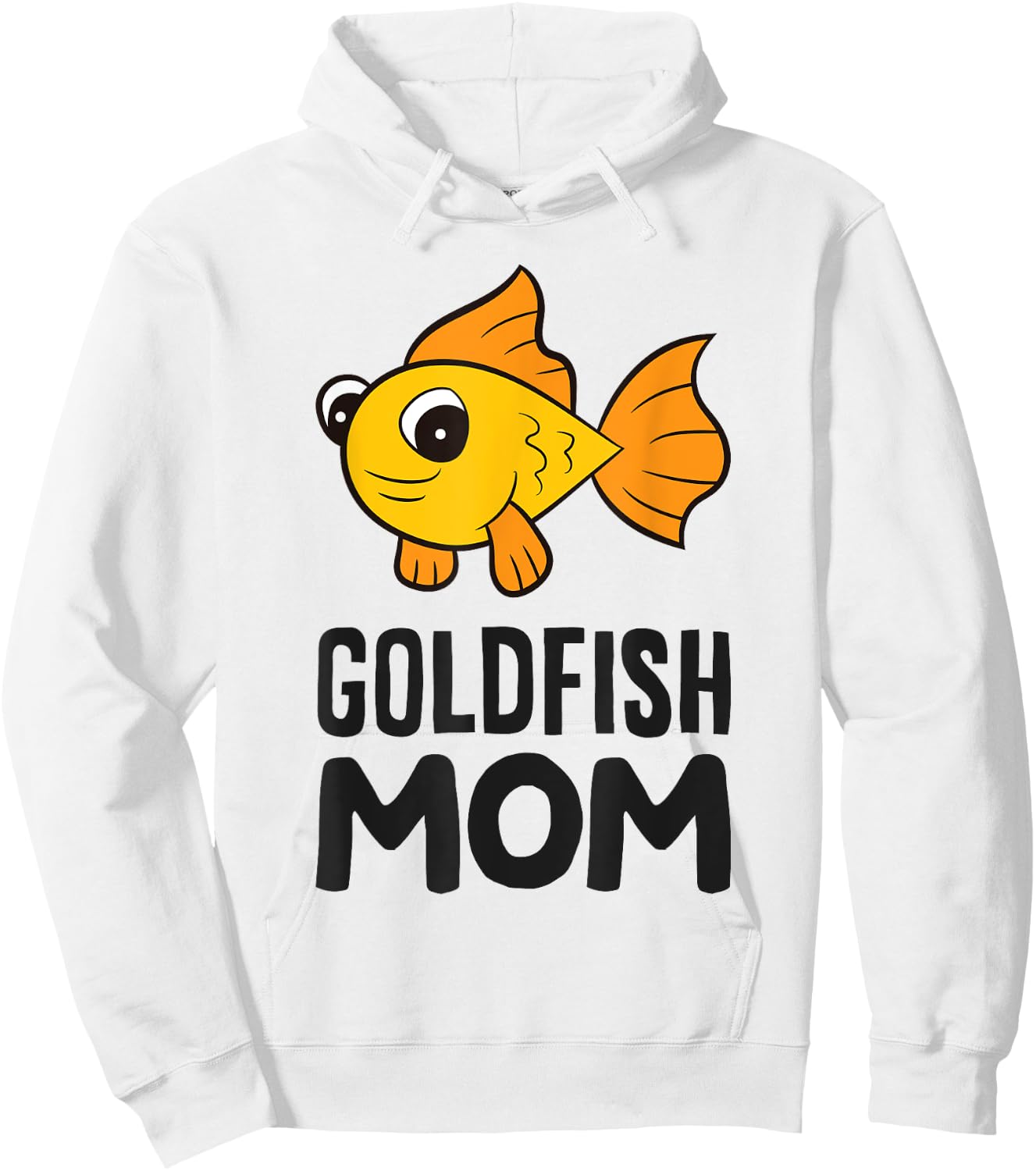 Goldfish Aquarium Funny Goldfish Mom Hoodie - Hoodie | White
