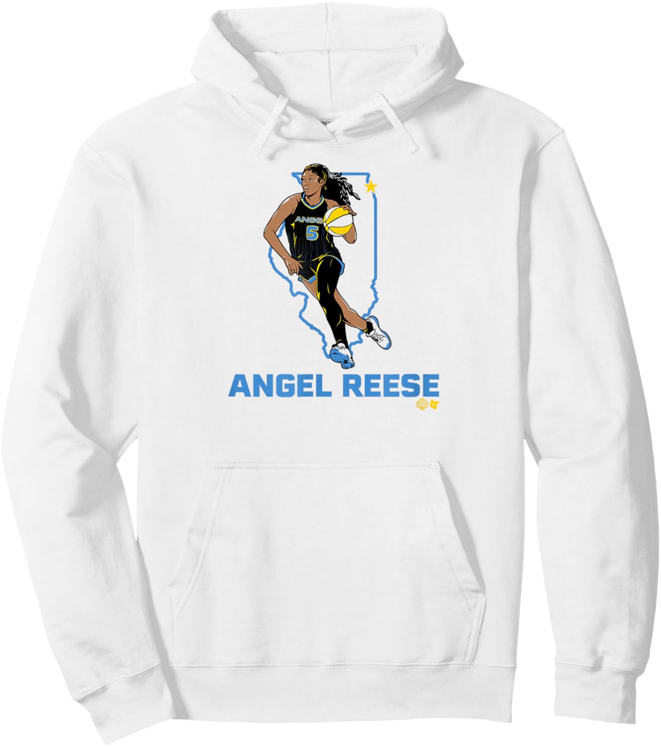 Angel Reese - State Star - Chicago Basketball Hoodie - Hoodie | White