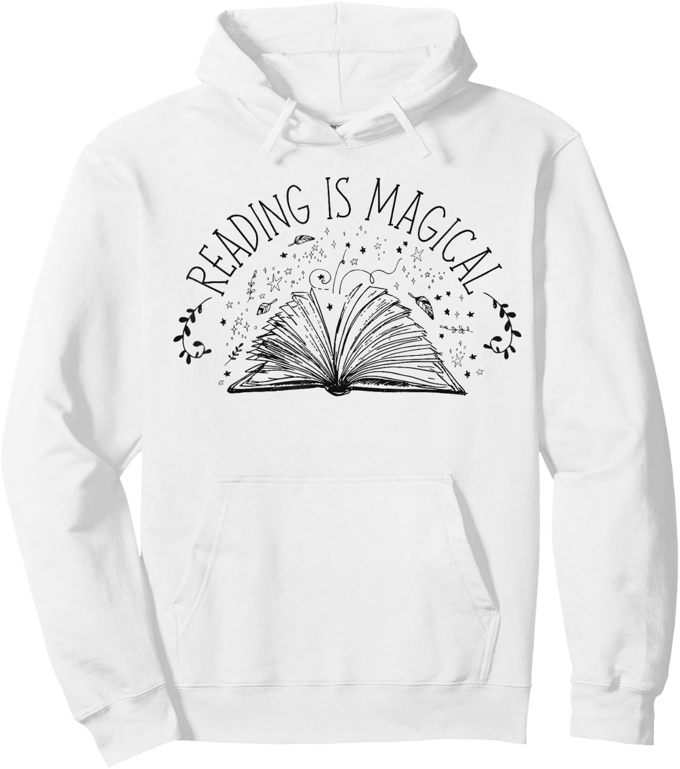 Book Reading Reading Is Magical Hoodie - Hoodie | White