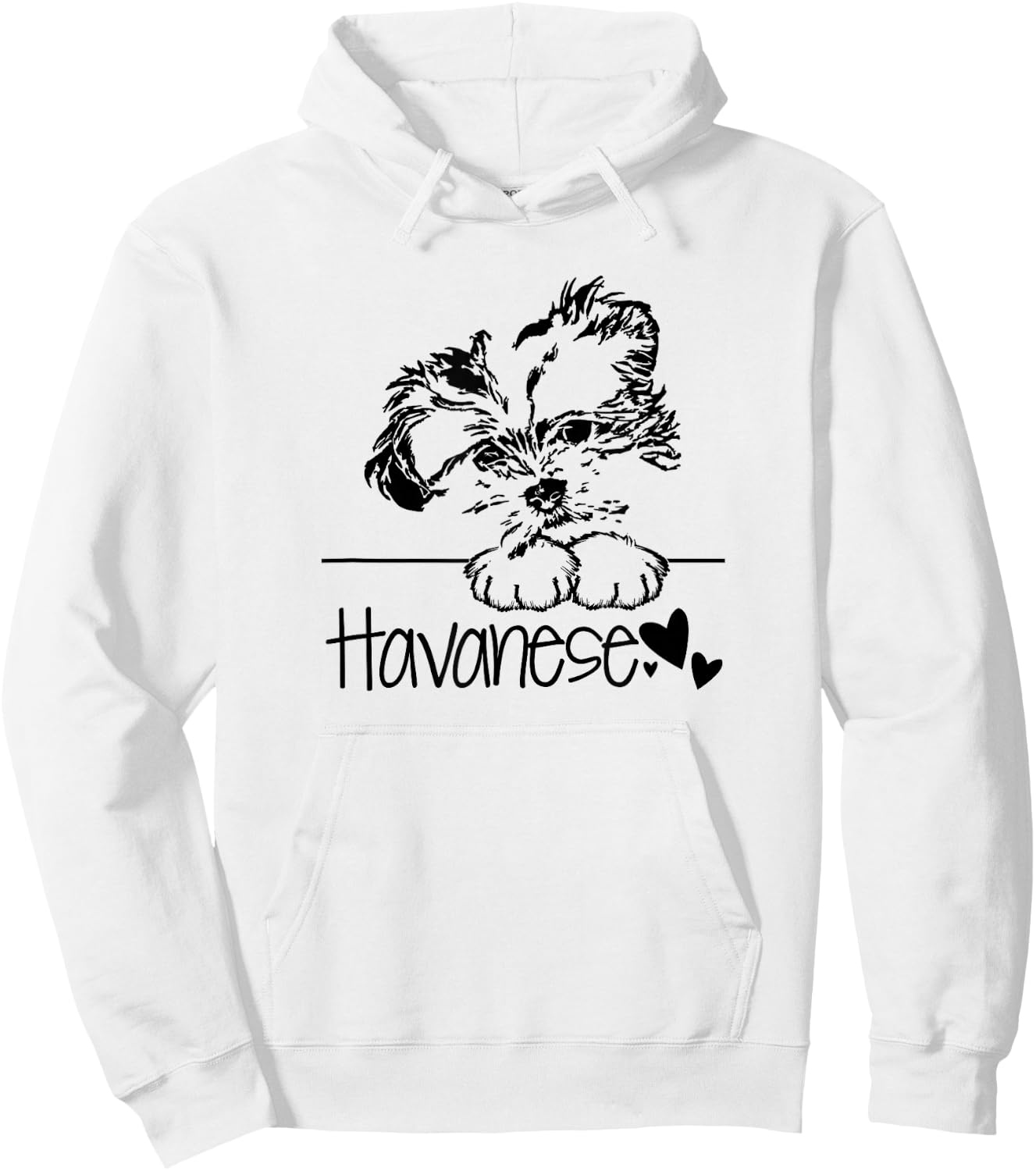 Havanese Dog Dad Havanese Art Lover Dog Mama Havanese Life Hoodie - Hoodie | White