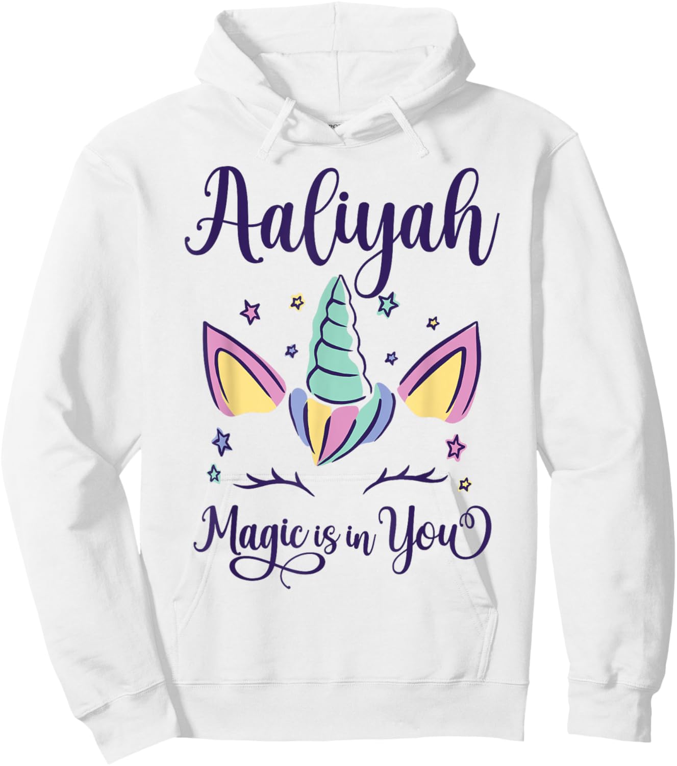 First Name Aaliyah Personalized I Love Aaliyah Hoodie - Hoodie | White