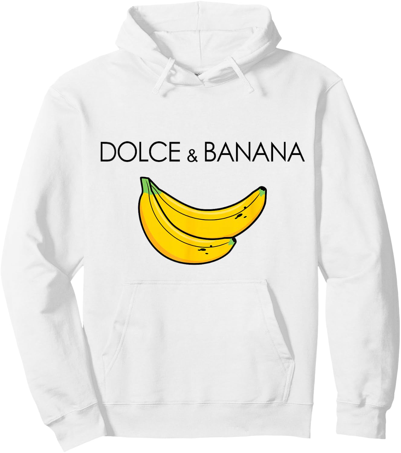 Dolce and Banana Funny Banana Funny Fruit Fruit Design Hoodie - Hoodie | White