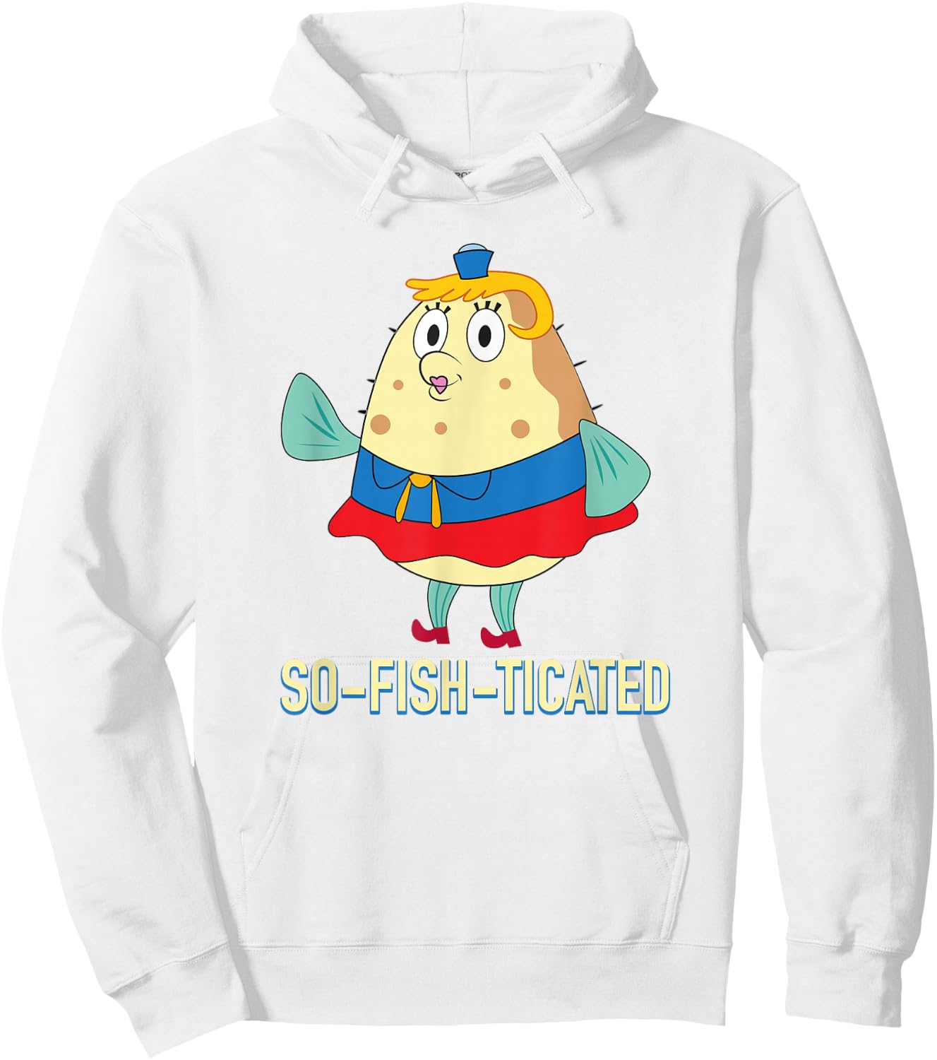 Mrs. Puff is So-Fish-ticated Hoodie - Hoodie | White