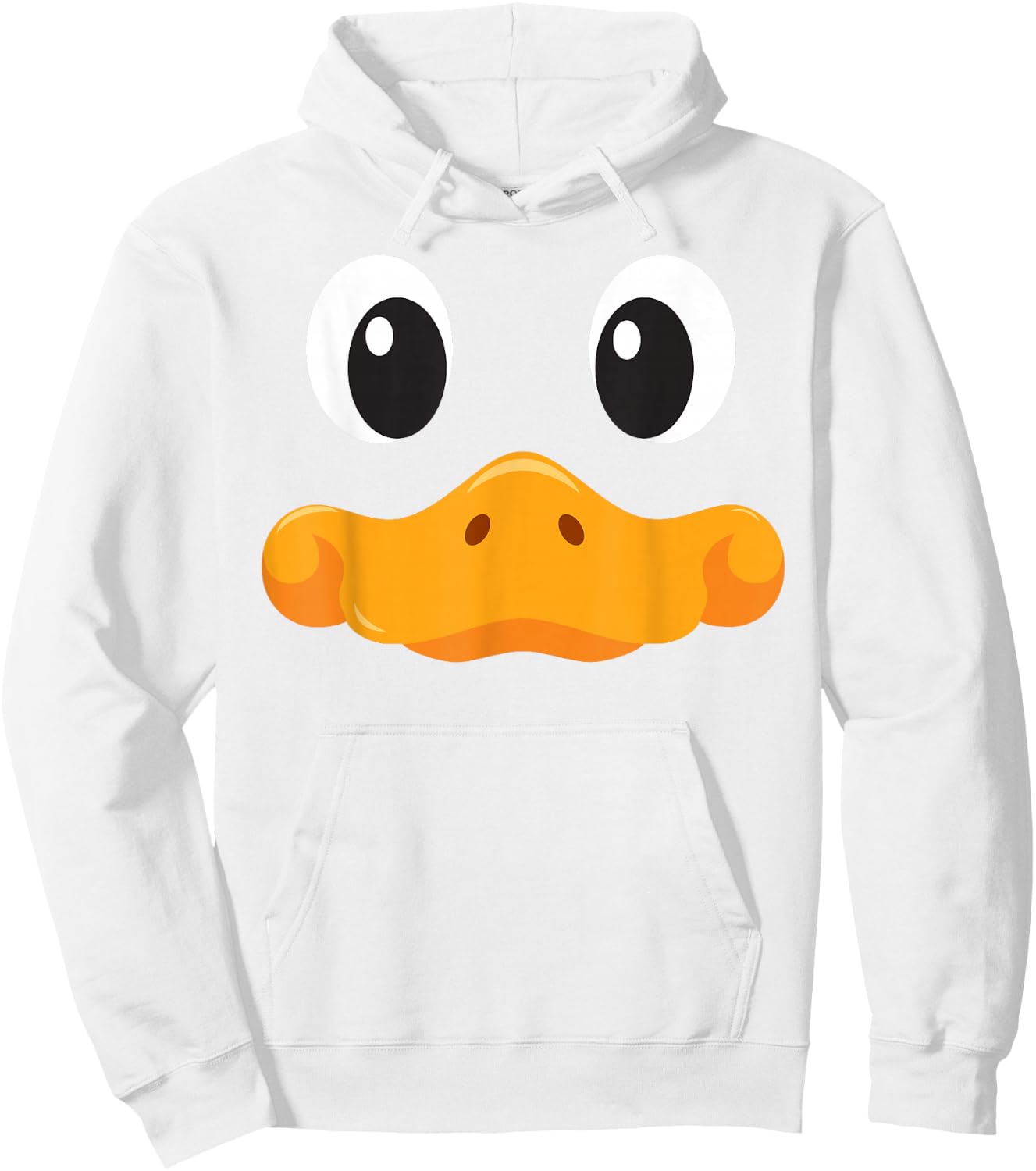 Duck Face T Shirt Halloween Costume Birthday Idea Cute Funny Hoodie - Hoodie | White