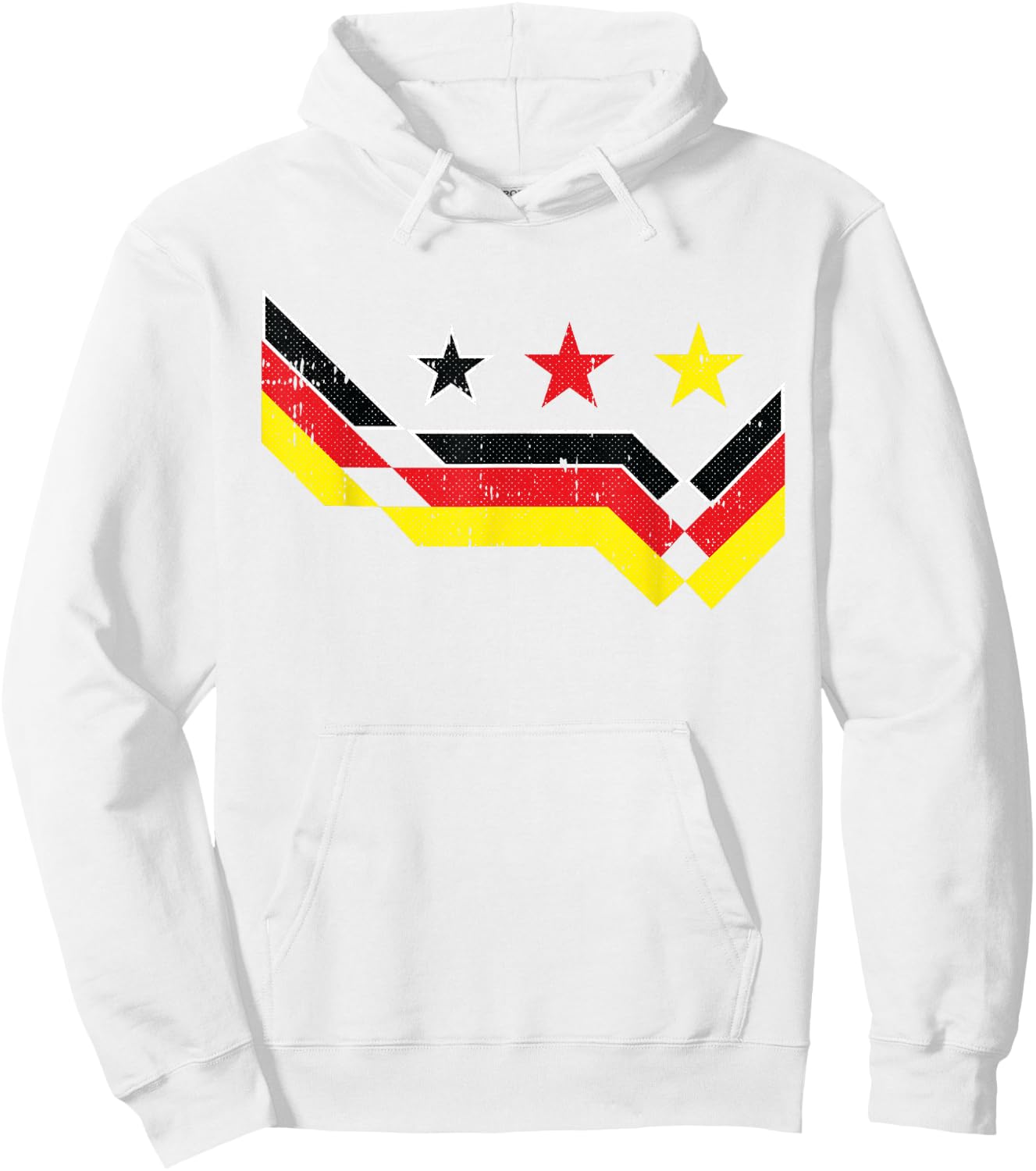 German Soccer Deutschland Germany Retro Sports Lover Fan Hoodie - Hoodie | White