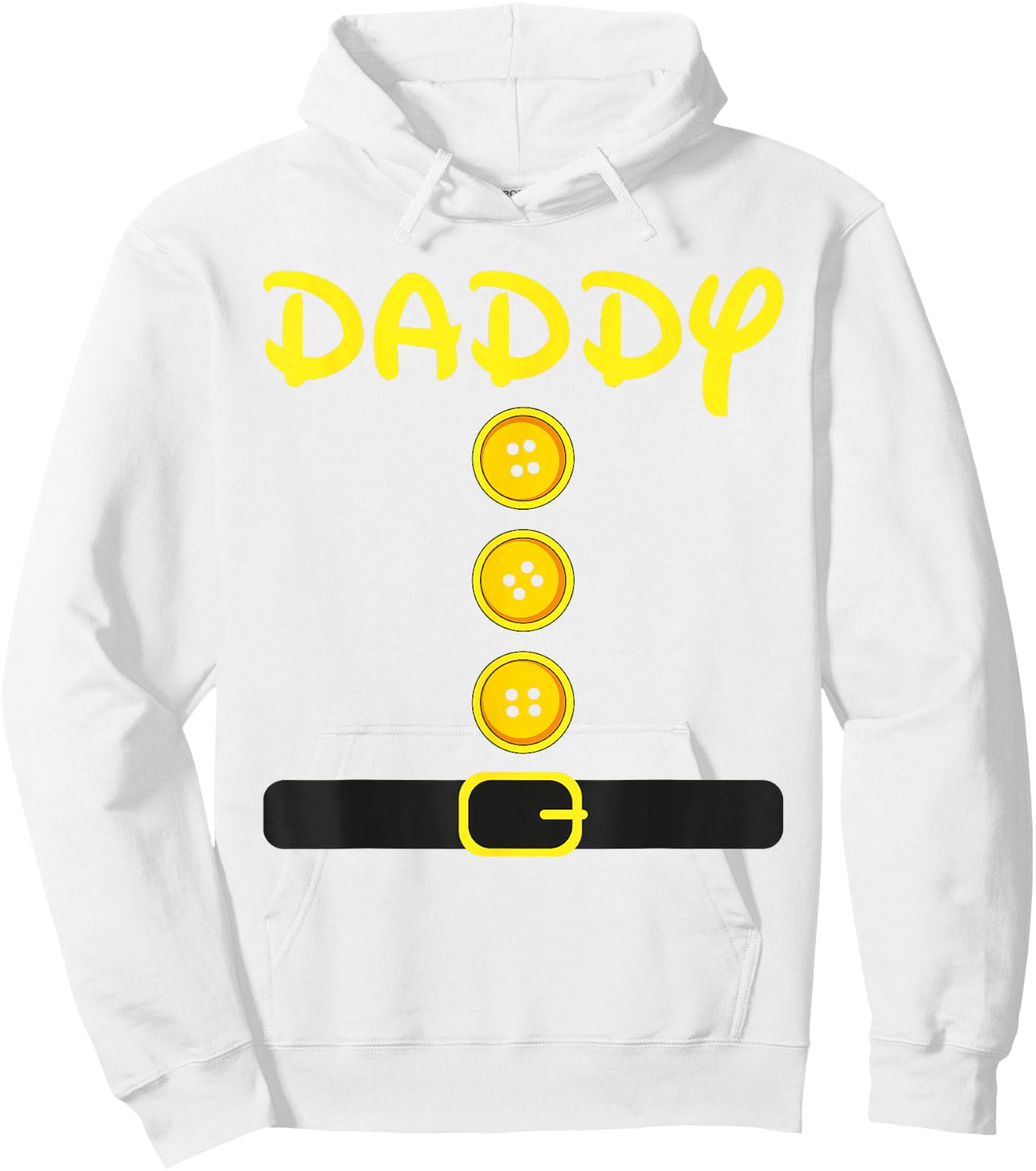 Daddy Dwarf Halloween Family Costume Color Dwarf Matching Hoodie - Hoodie | White