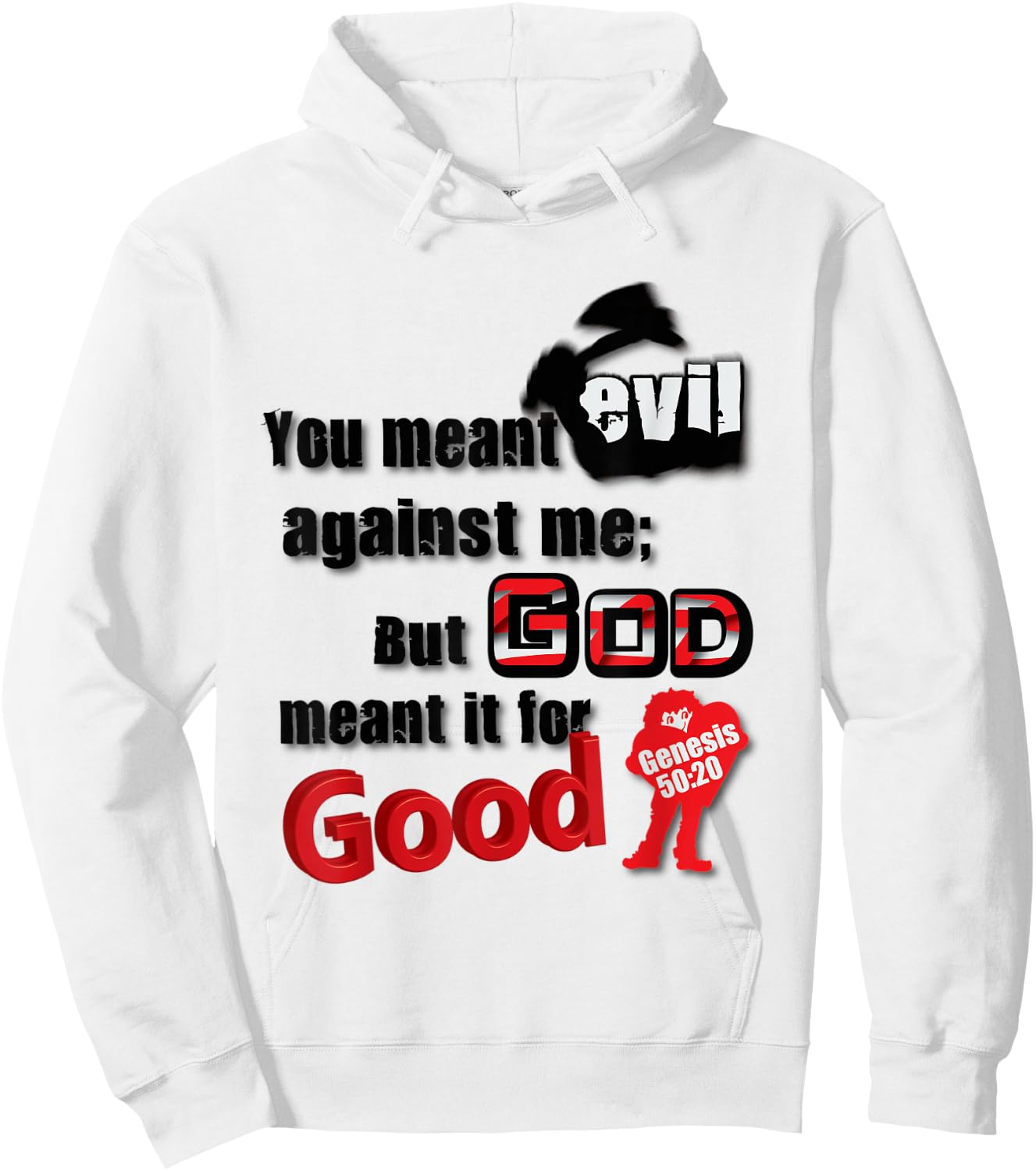 You Meant Evil Hoodie - Hoodie | White