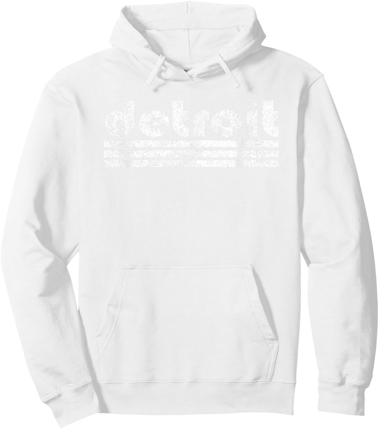 Detroit Retro St. Patrick's Patty's Paddy's Day Hoodie - Hoodie | White