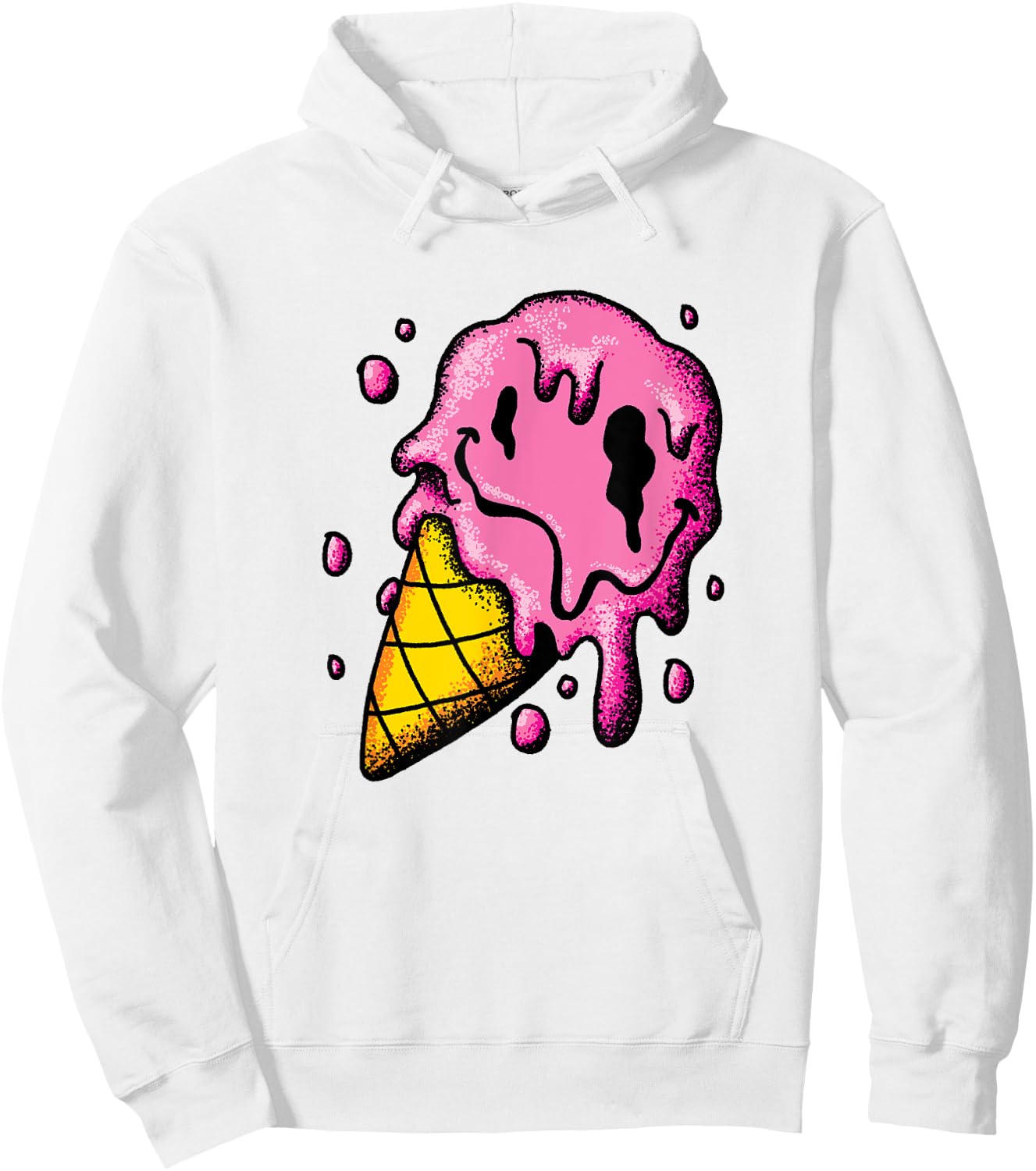 Melting Ice Cream Men Women Kids Hoodie - Hoodie | White