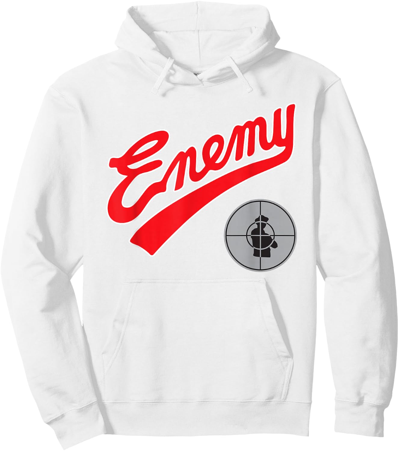 Public Enemy Official Enemy Target Hoodie - Hoodie | White
