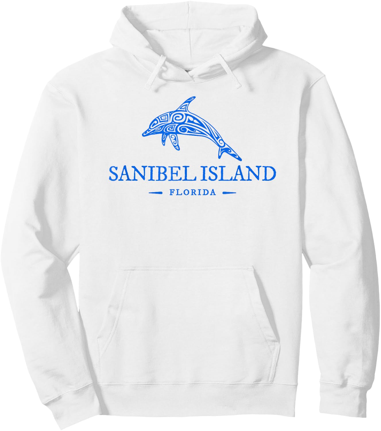 Sanibel Island Florida Souvenir Dolphin Boys Girls Toddler Hoodie - Hoodie | White