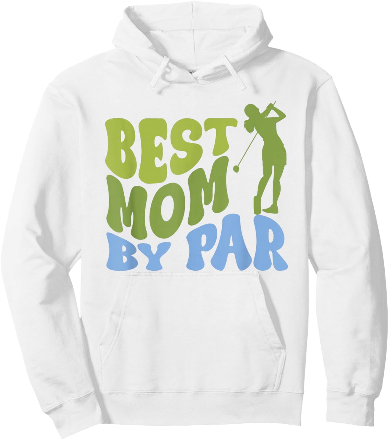Best Mom by Par Golf Parents Matching Family Hoodie - Hoodie | White