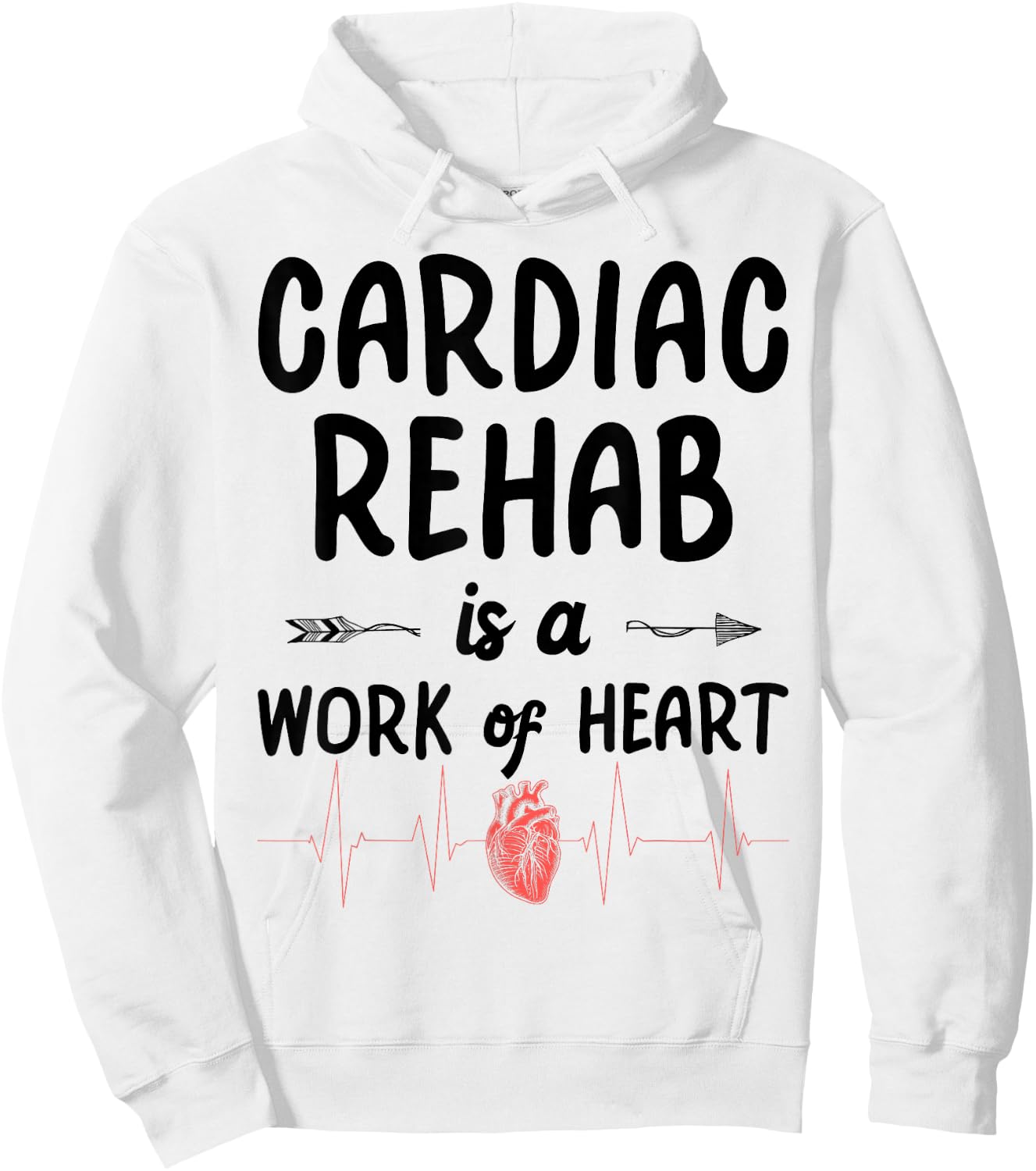 Cardiac Rehab Therapist - Work Of Heart Hoodie - Hoodie | White