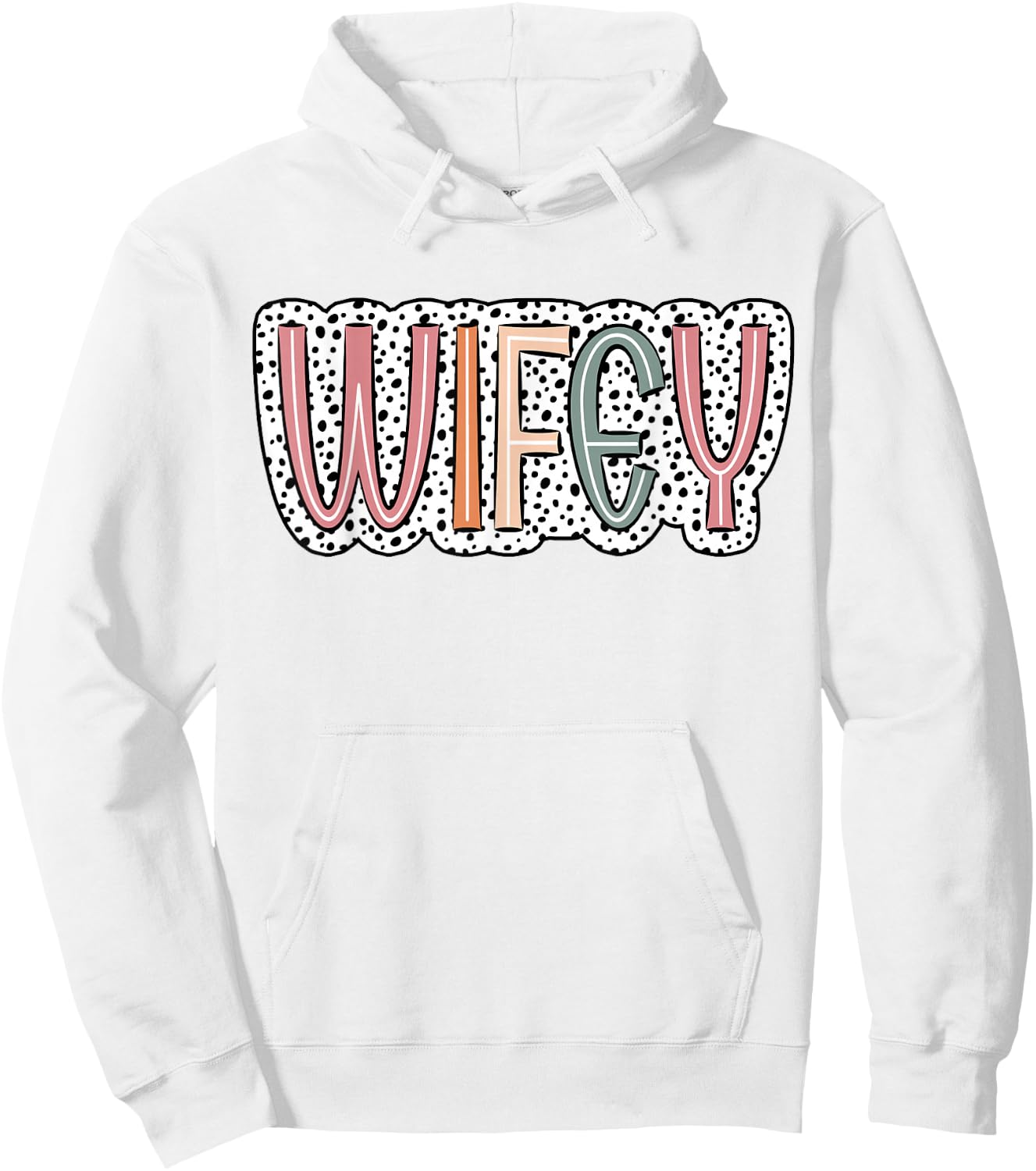 Cute Wifey Bride Wedding Wife Women Hoodie - Hoodie | White