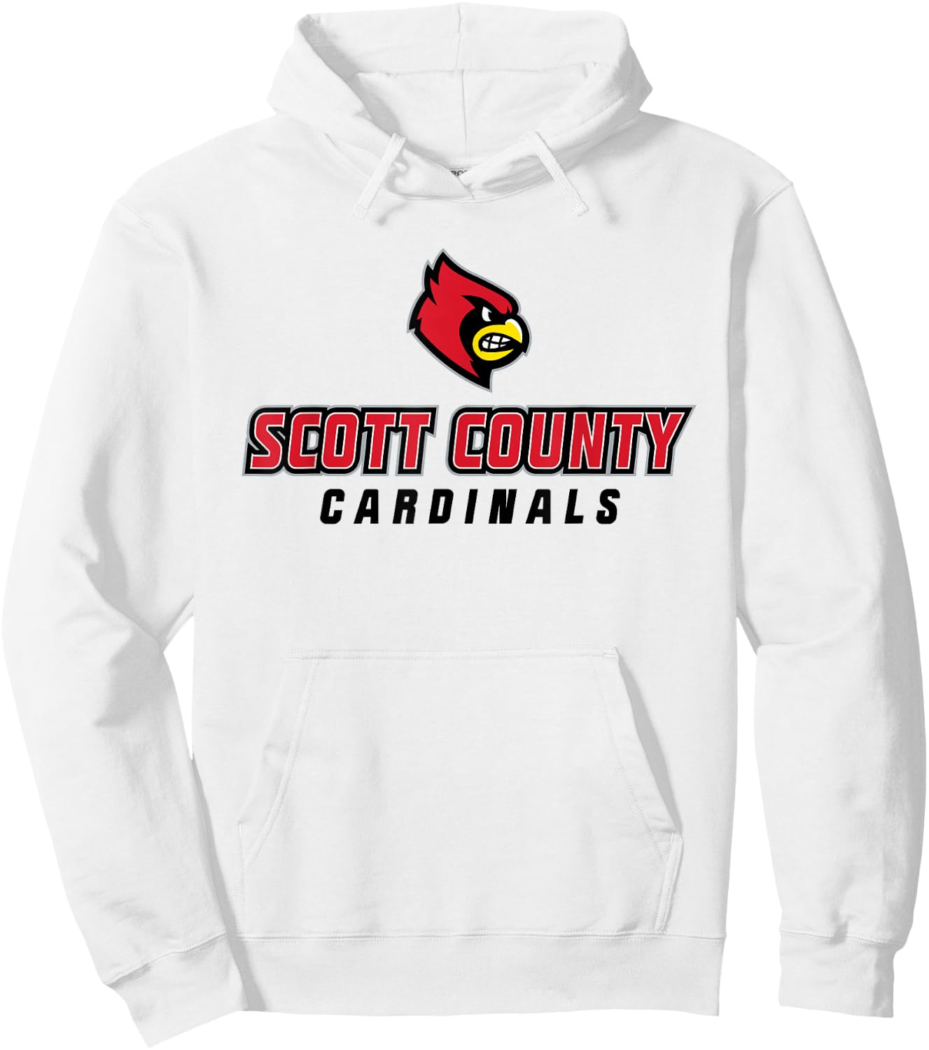 Scott County High School Cardinals Hoodie - Hoodie | White