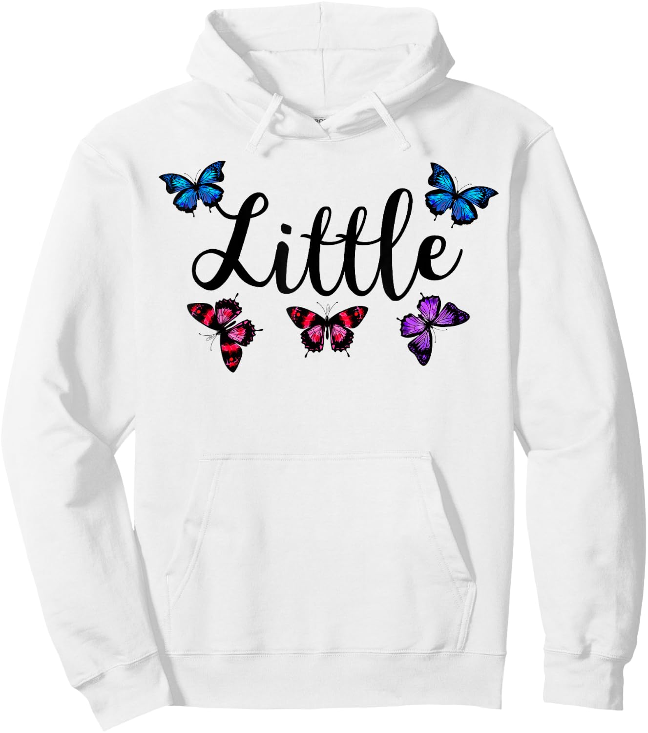 Big Little Sorority Butterfly Reveal Pledge Rush Alumnae Hoodie - Hoodie | White