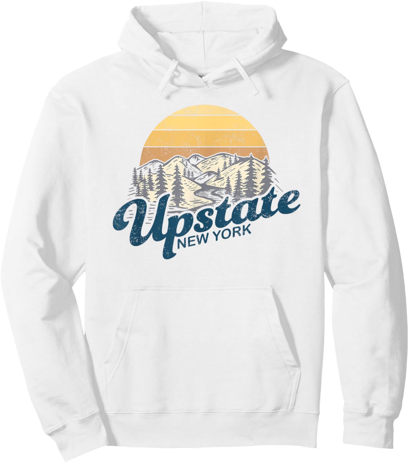 Upstate New York Hoodie - Hoodie | White