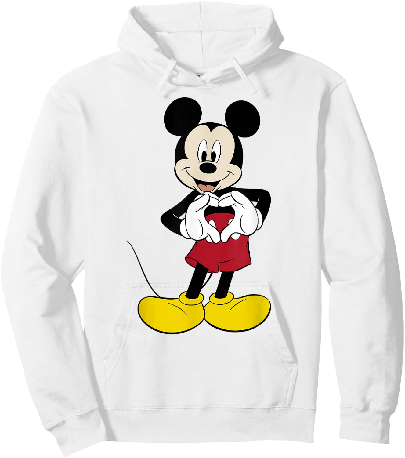 Disney Mickey And Friends Heart Hands Portrait Hoodie - Hoodie | White