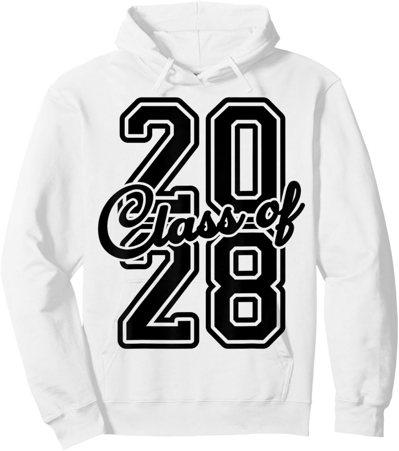 Official Freshman Class Of 2028 Senior Of 2028 Graduation Hoodie - Hoodie | White