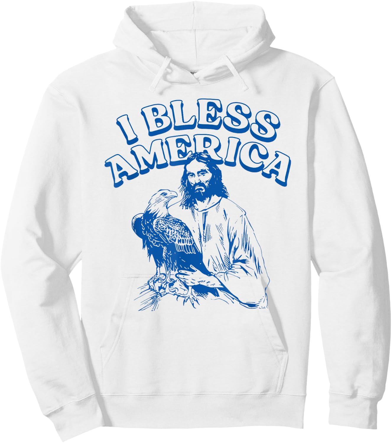 I Bless America Jesus Christ Christian Faith Hoodie - Hoodie | White