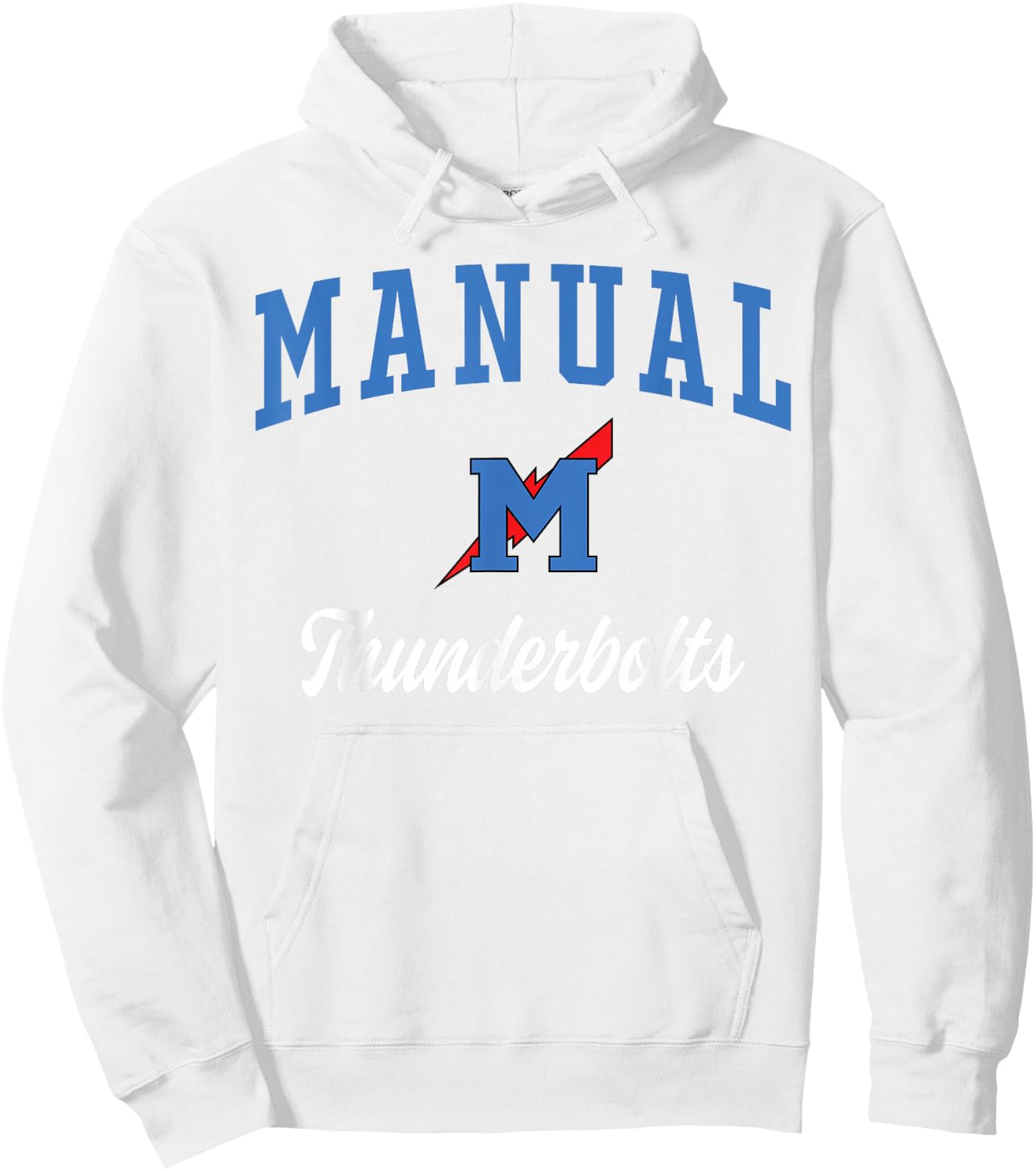 Manual High School Thunderbolts Hoodie - Hoodie | White