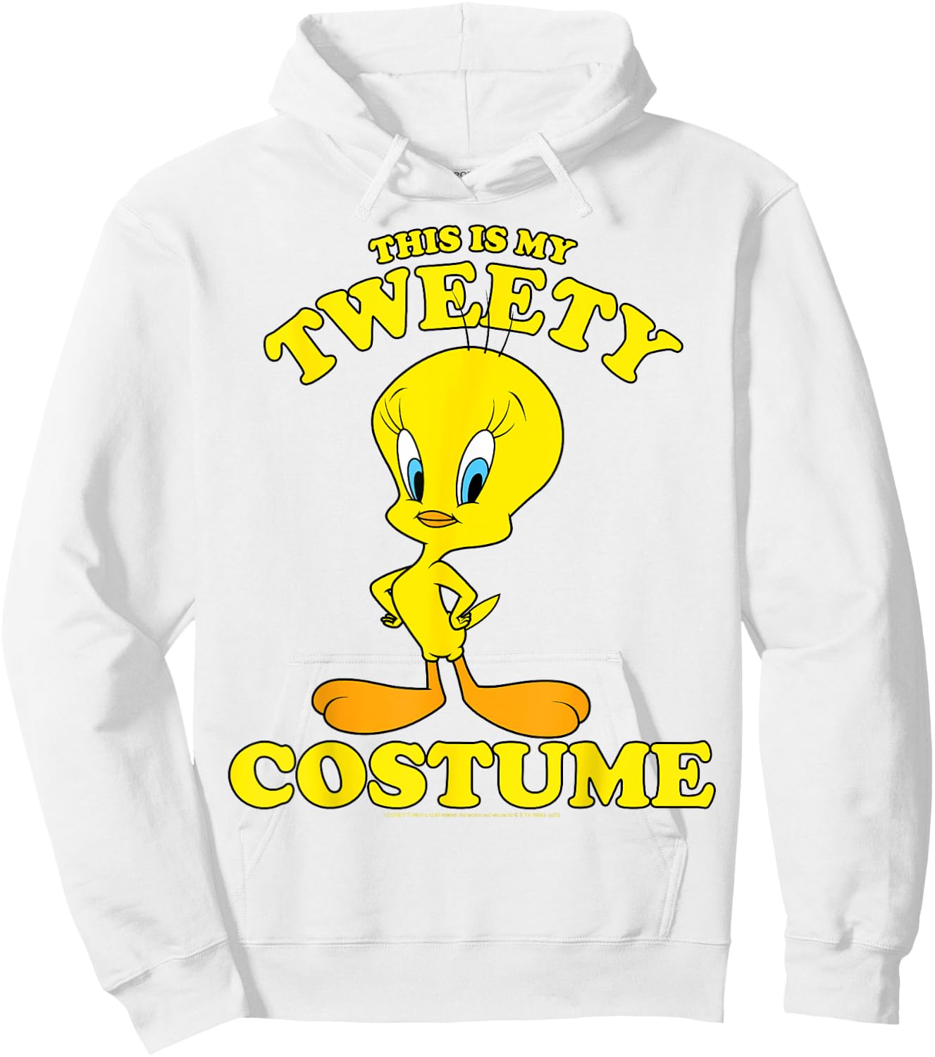 Looney Tunes Halloween Tweety Costume Hoodie - Hoodie | White