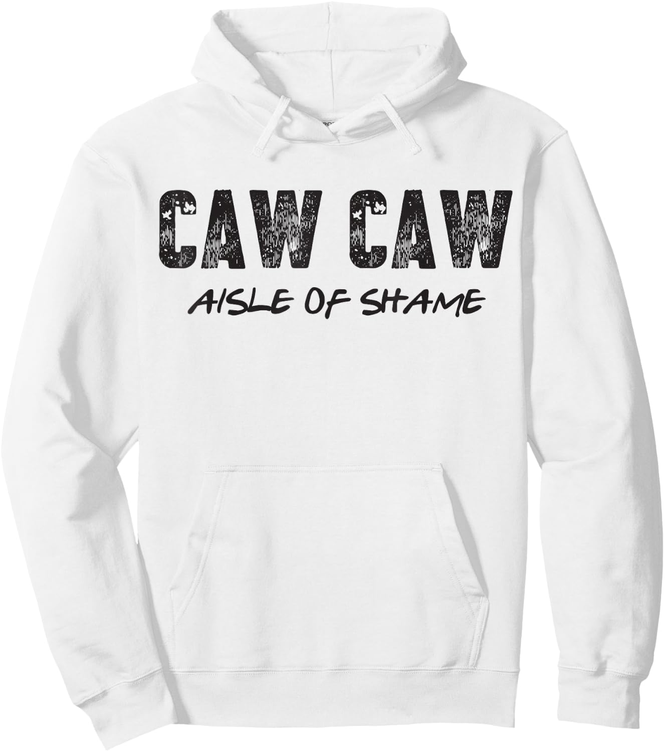 Aisle of Shame Caw Caw Hoodie - Hoodie | White