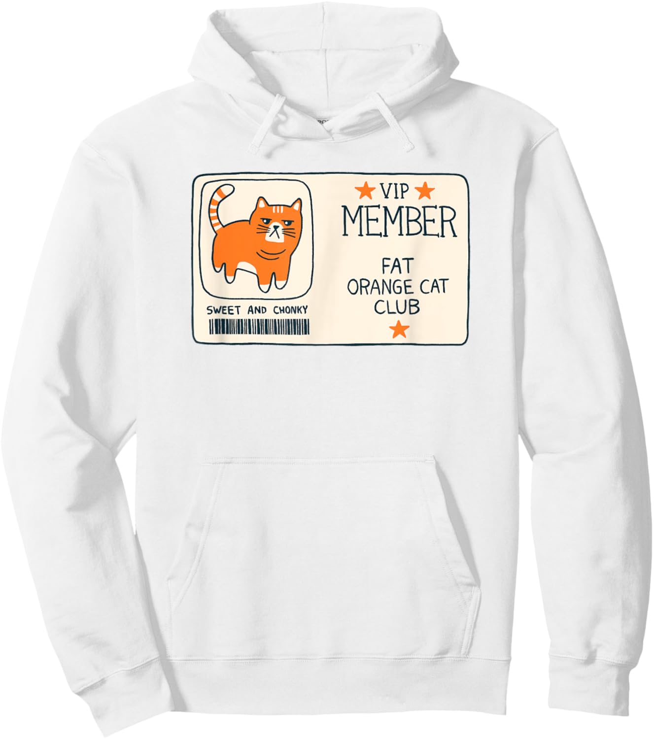 Fat Orange Cat Club Women Hoodie - Hoodie | White