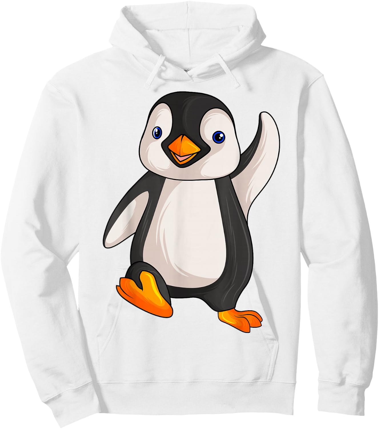 Penguin Girls Boys Women Children Penguin Hoodie - Hoodie | White