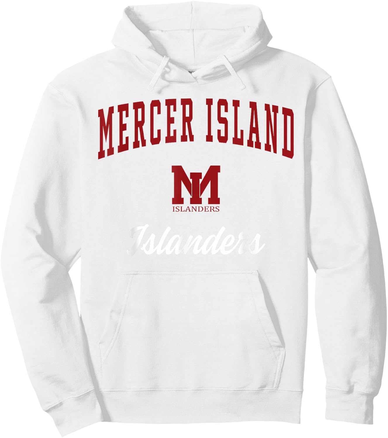 Mercer Island High School Islanders Hoodie - Hoodie | White