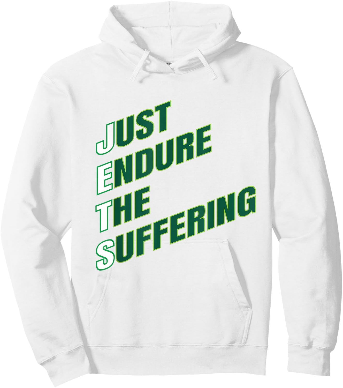 Funny Just Endure The Suffering Gift Hoodie - Hoodie | White
