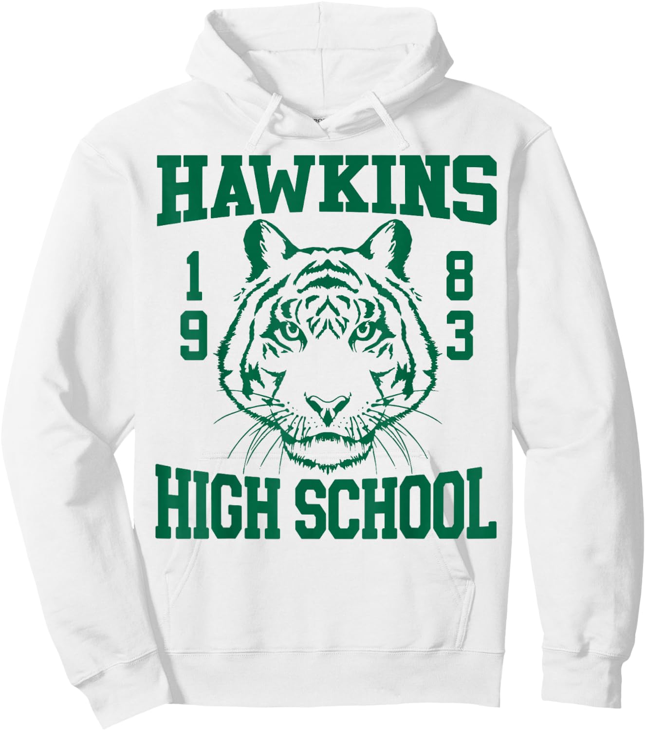 Netflix Stranger Things Hawkins High School 1983 Hoodie - Hoodie | White