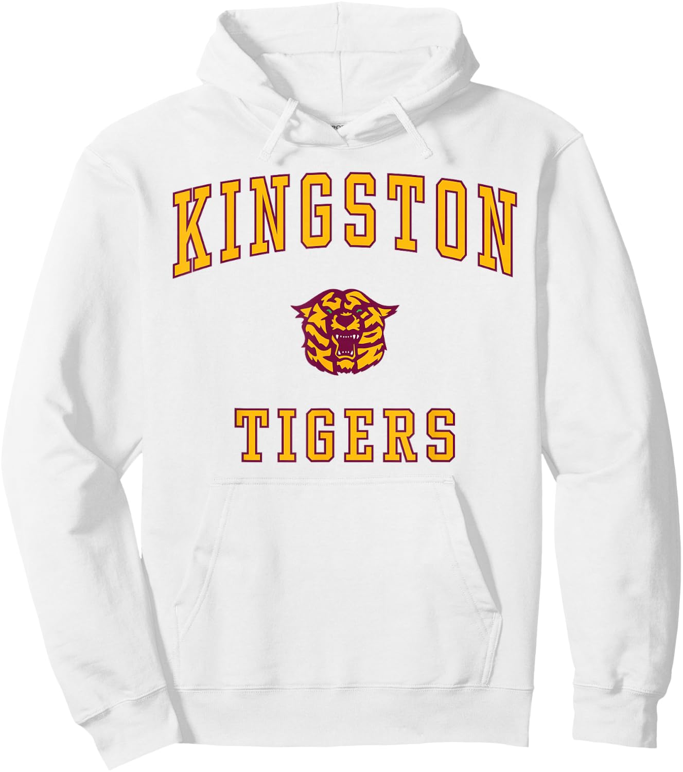 Kingston High School Tigers Hoodie - Hoodie | White
