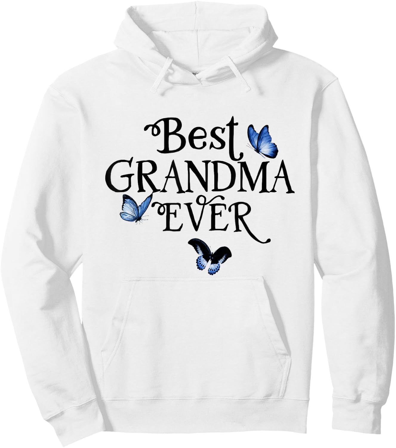 Pretty Best Grandma Ever for Grandma Birthday Mother's Day Hoodie - Hoodie | White