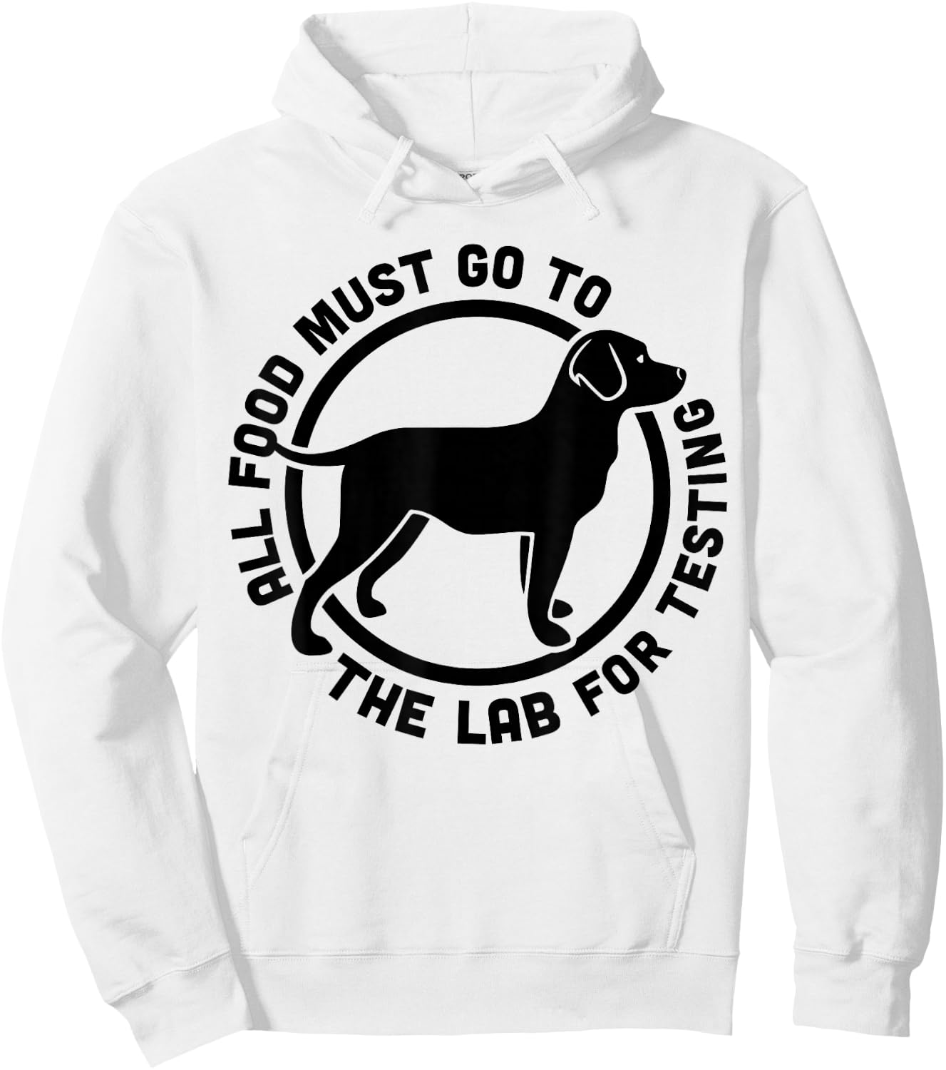 Funny Labrador Retriever Black Lab Fetch Dog Pet Lover Gifts Small Hoodie - Hoodie | White