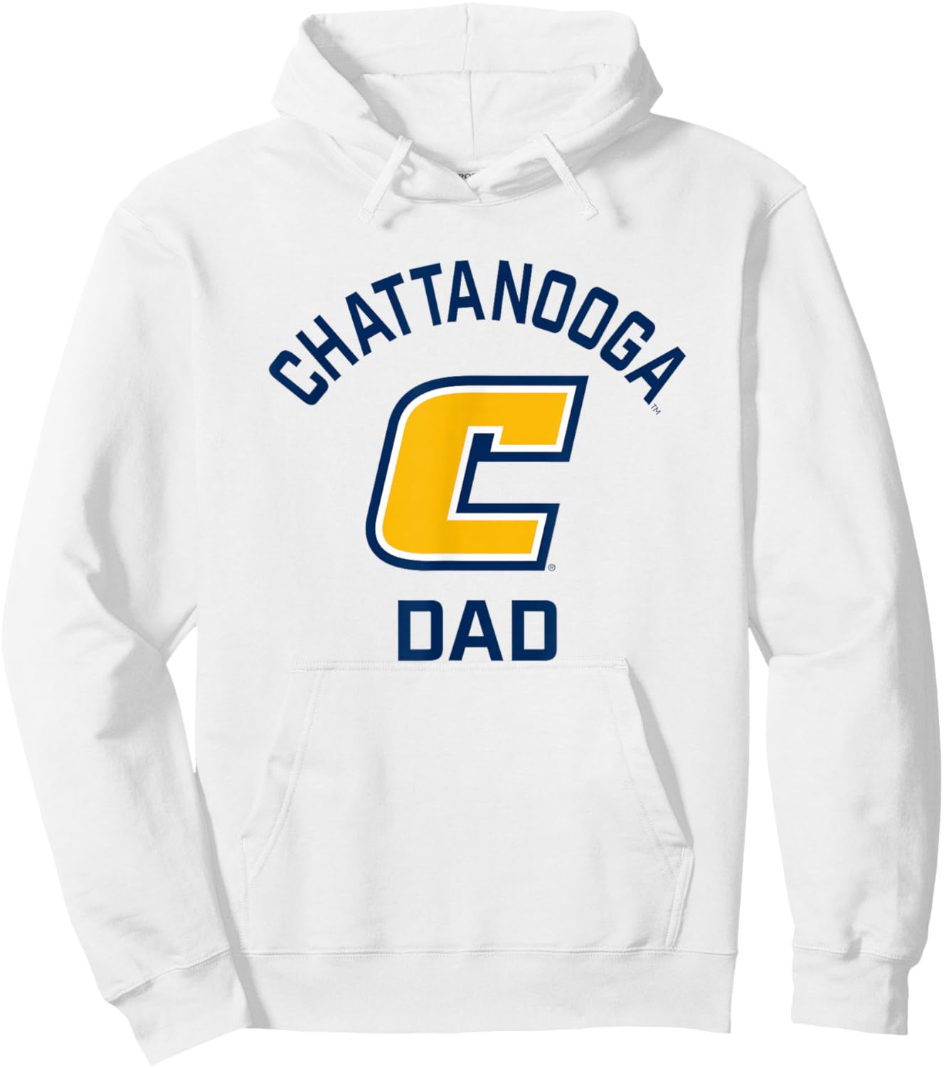 UT Chattanooga UTC Mockingbirds Arched Dad Hoodie - Hoodie | White