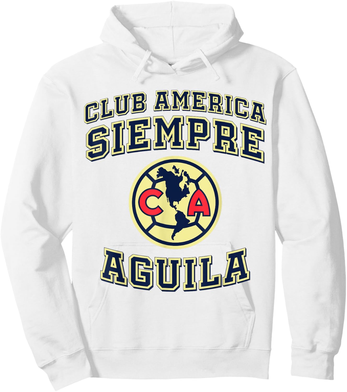 Club America - Score Big with Our Exclusive Collection Hoodie - Hoodie | White
