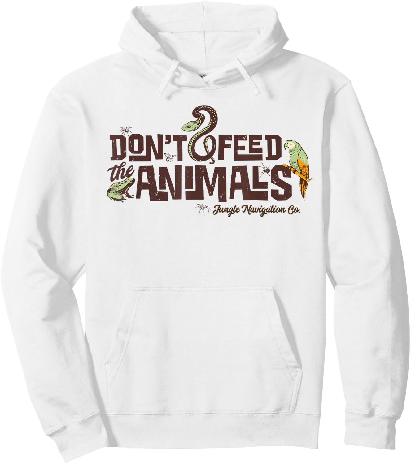 Disney Jungle Cruise Don't Feed The Animals Hoodie - Hoodie | White