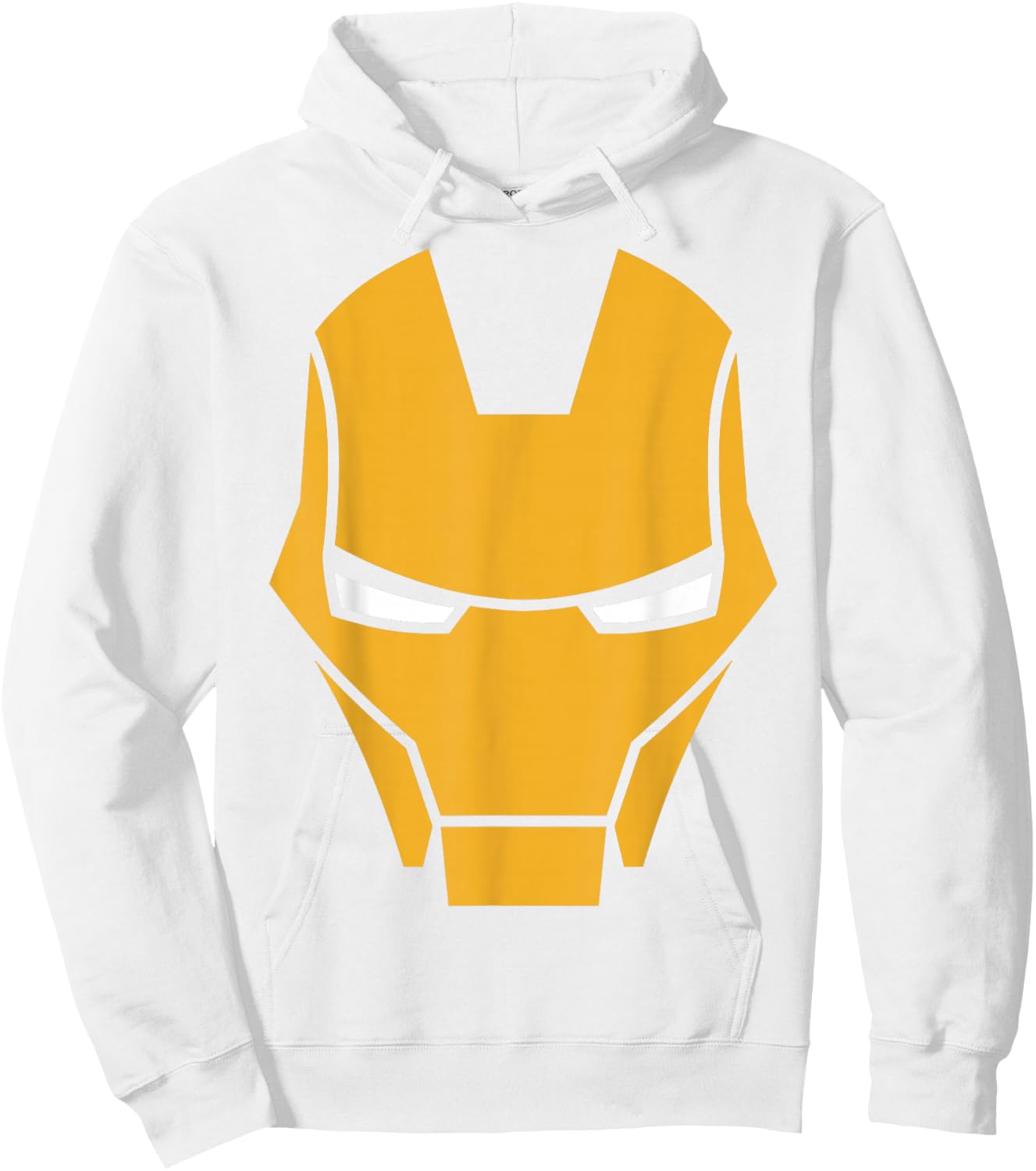 Marvel Avengers Iron Man Big Face Hoodie - Hoodie | White