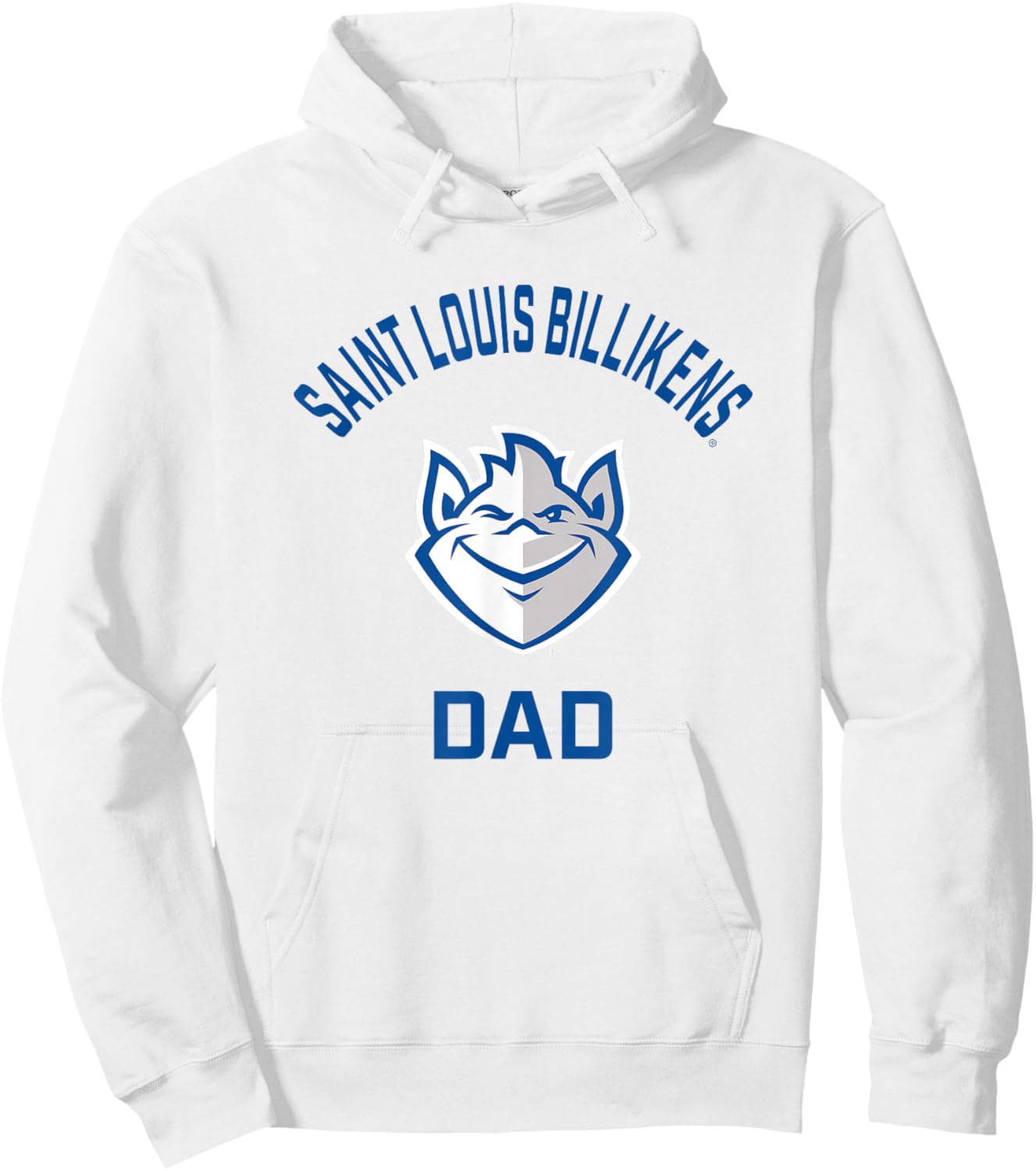 Saint Louis University SLU Billikens Arched Dad Hoodie - Hoodie | White