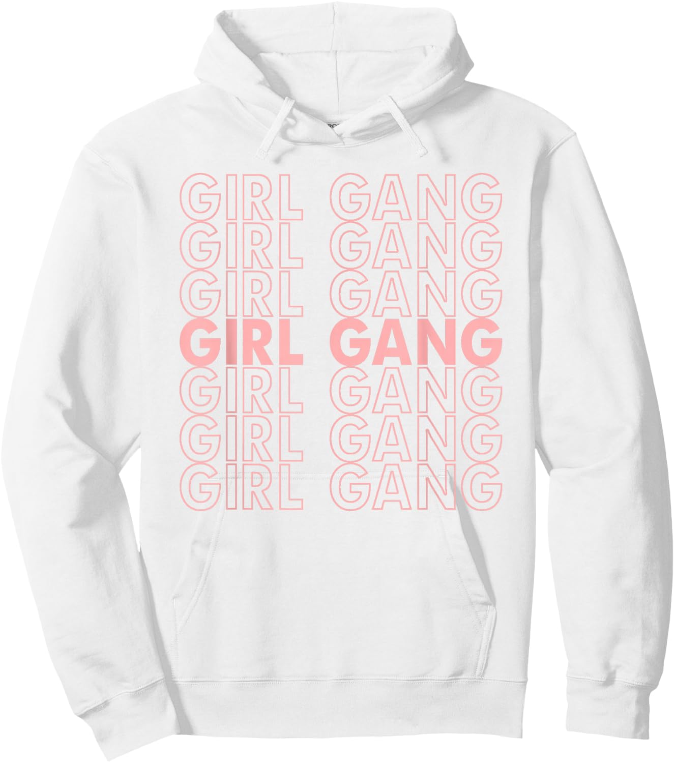 Girl Gang - Girl Gang Pastel Hoodie - Hoodie | White
