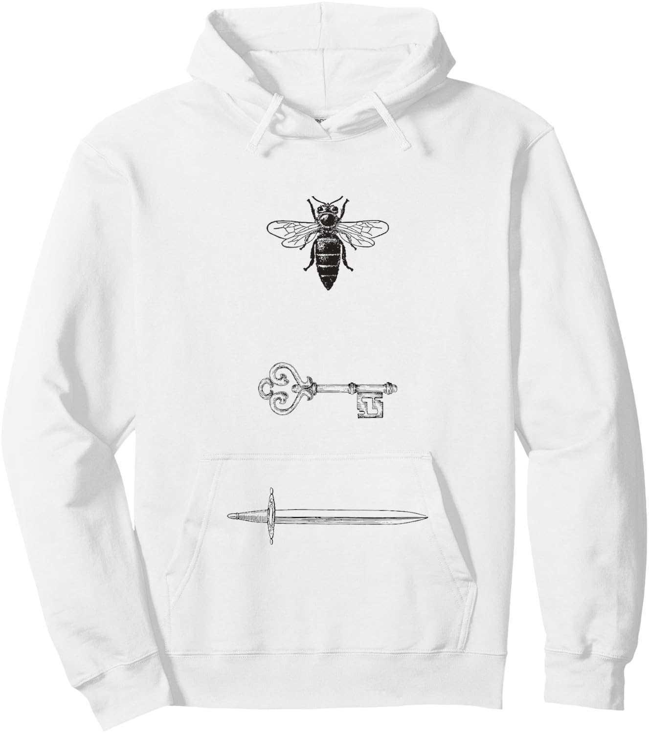 Fantasy Fiction Starless Novel Sea Bee Key Sword Book Hoodie - Hoodie | White