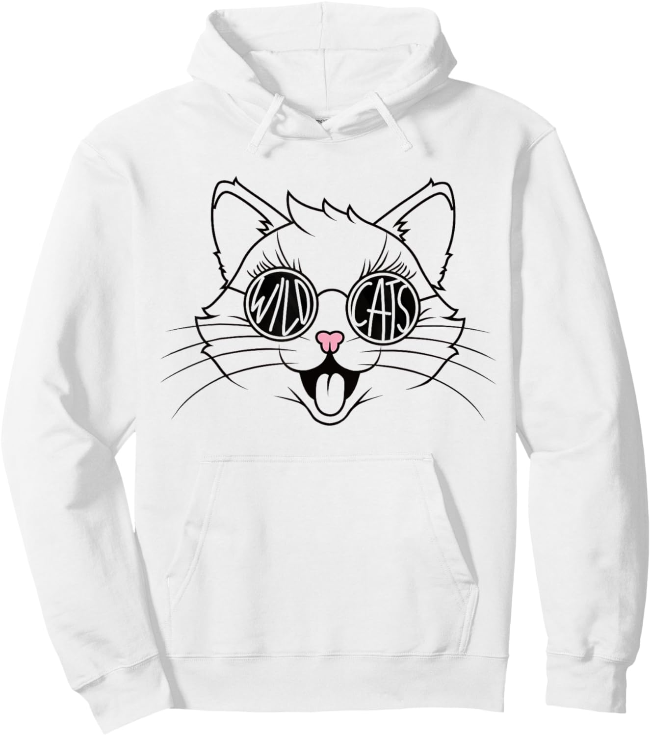 Wildcats School Sports Fan Team Spirit Back To school Hoodie - Hoodie | White