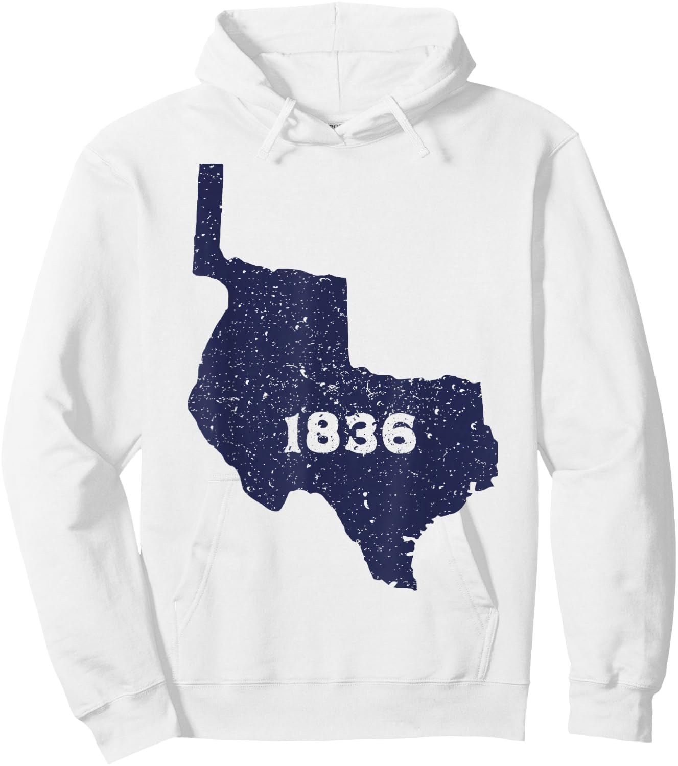 Republic of Texas 1836 History Vintage Hoodie - Hoodie | White