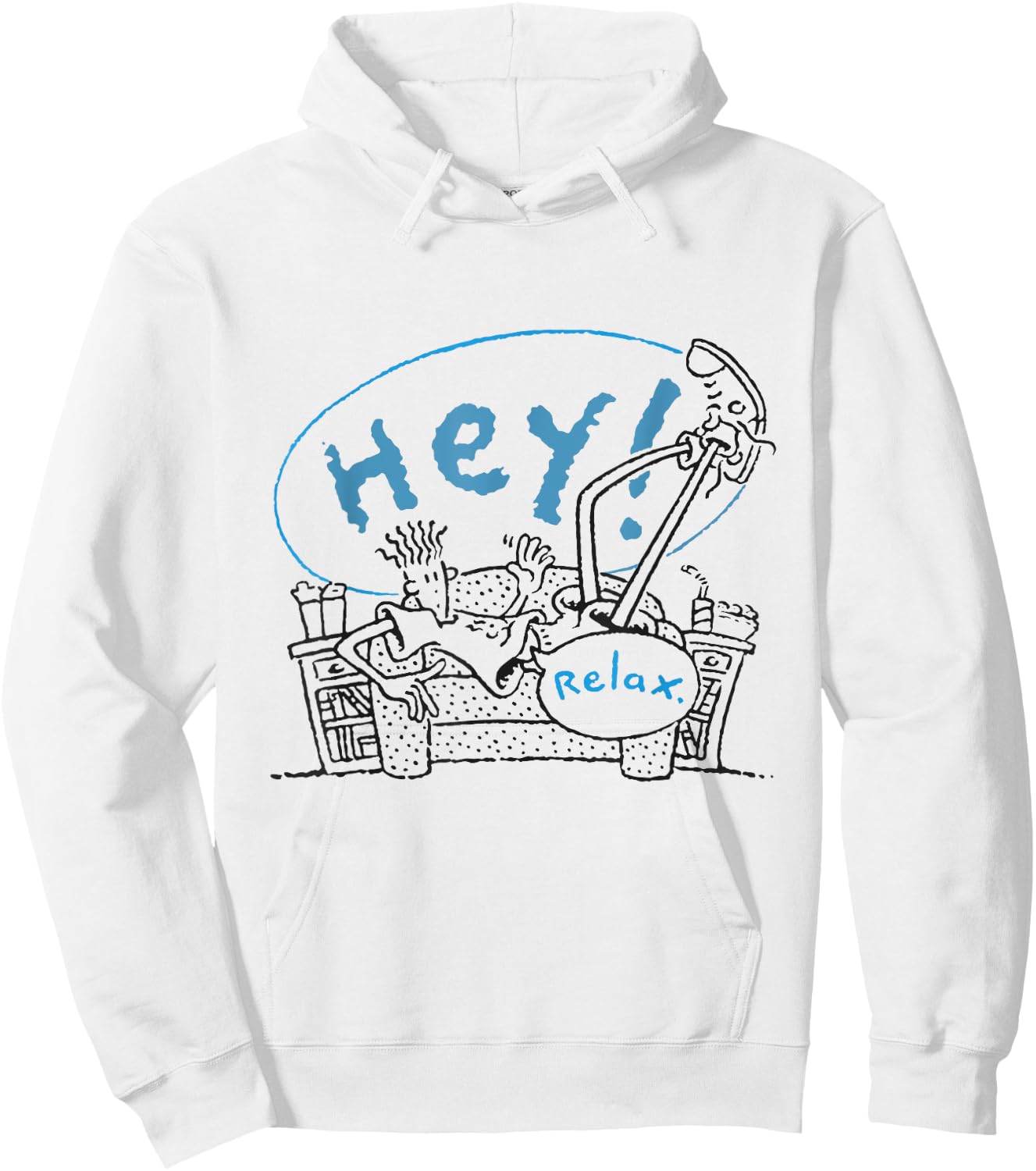 Fido Dido Hey Relax Hoodie - Hoodie | White