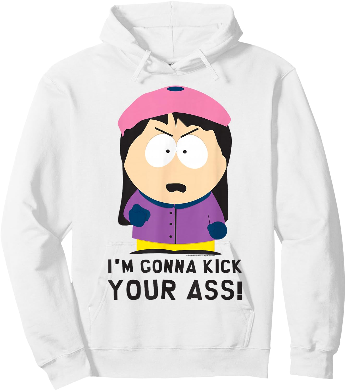South Park Wendy I'm Gonna Kick Your Ass! Hoodie - Hoodie | White