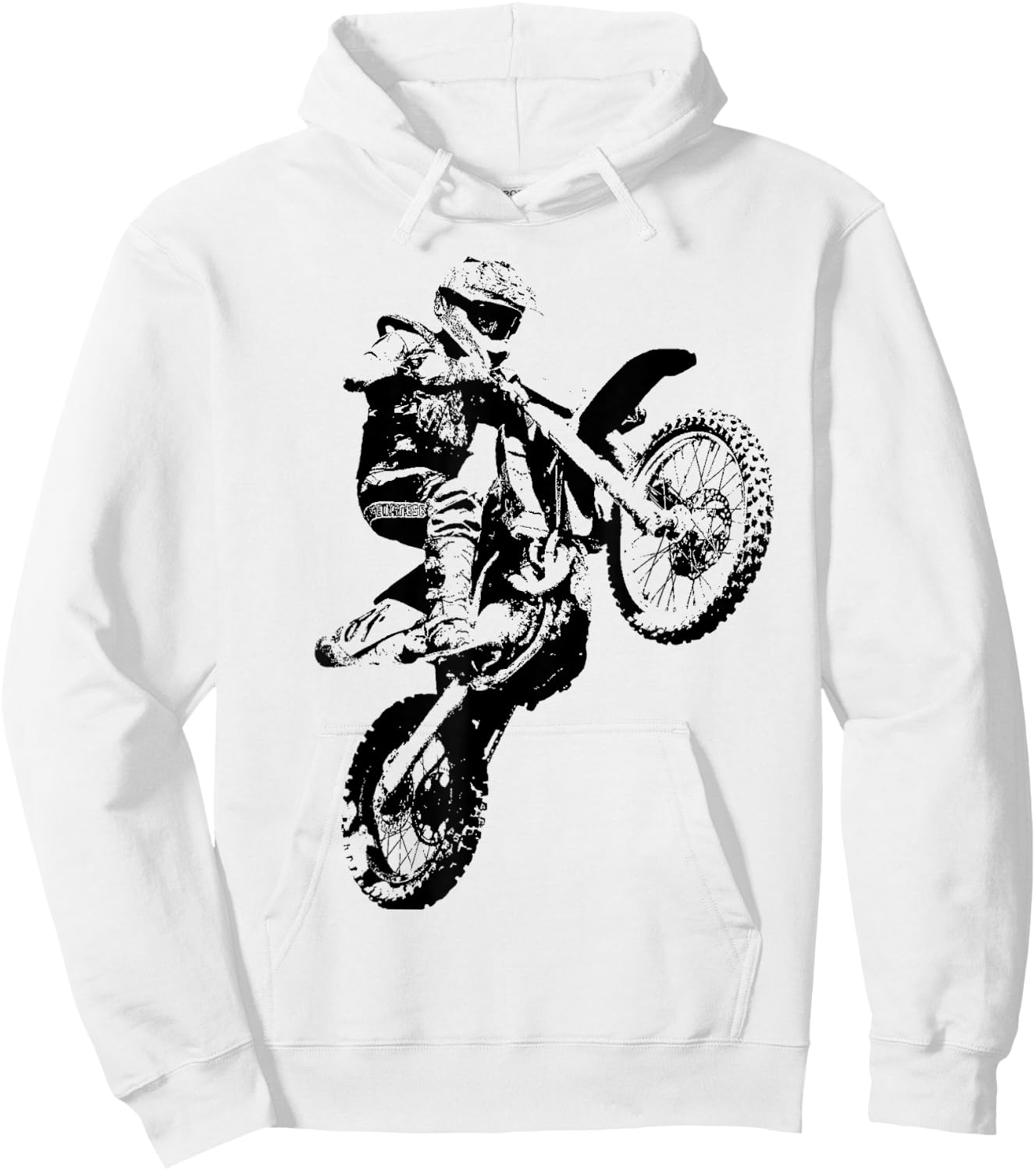 I love motocross dirt bike Hoodie - Hoodie | White