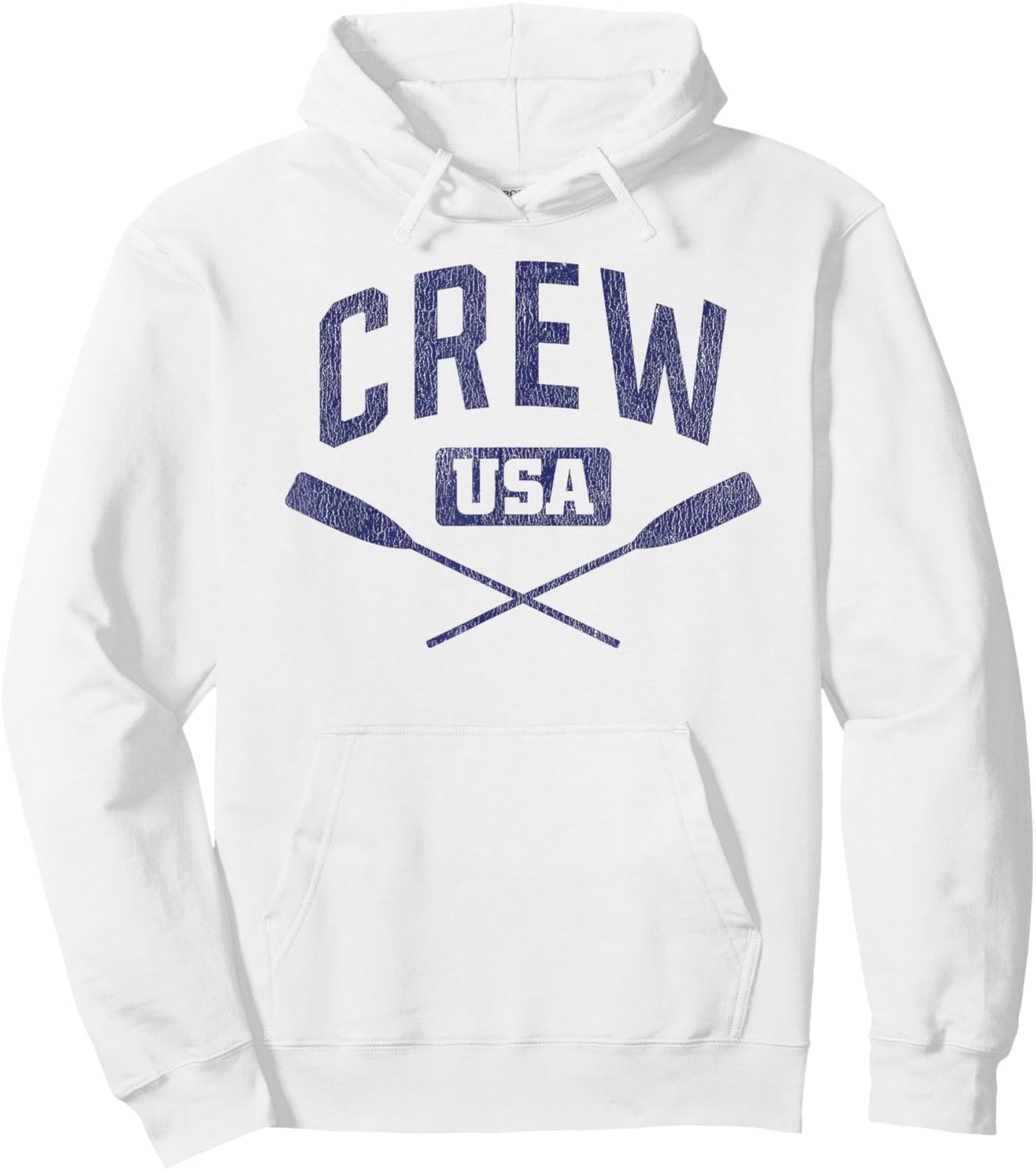 Rowing Crew USA Coxswain Sculling Row Team Hoodie - Hoodie | White