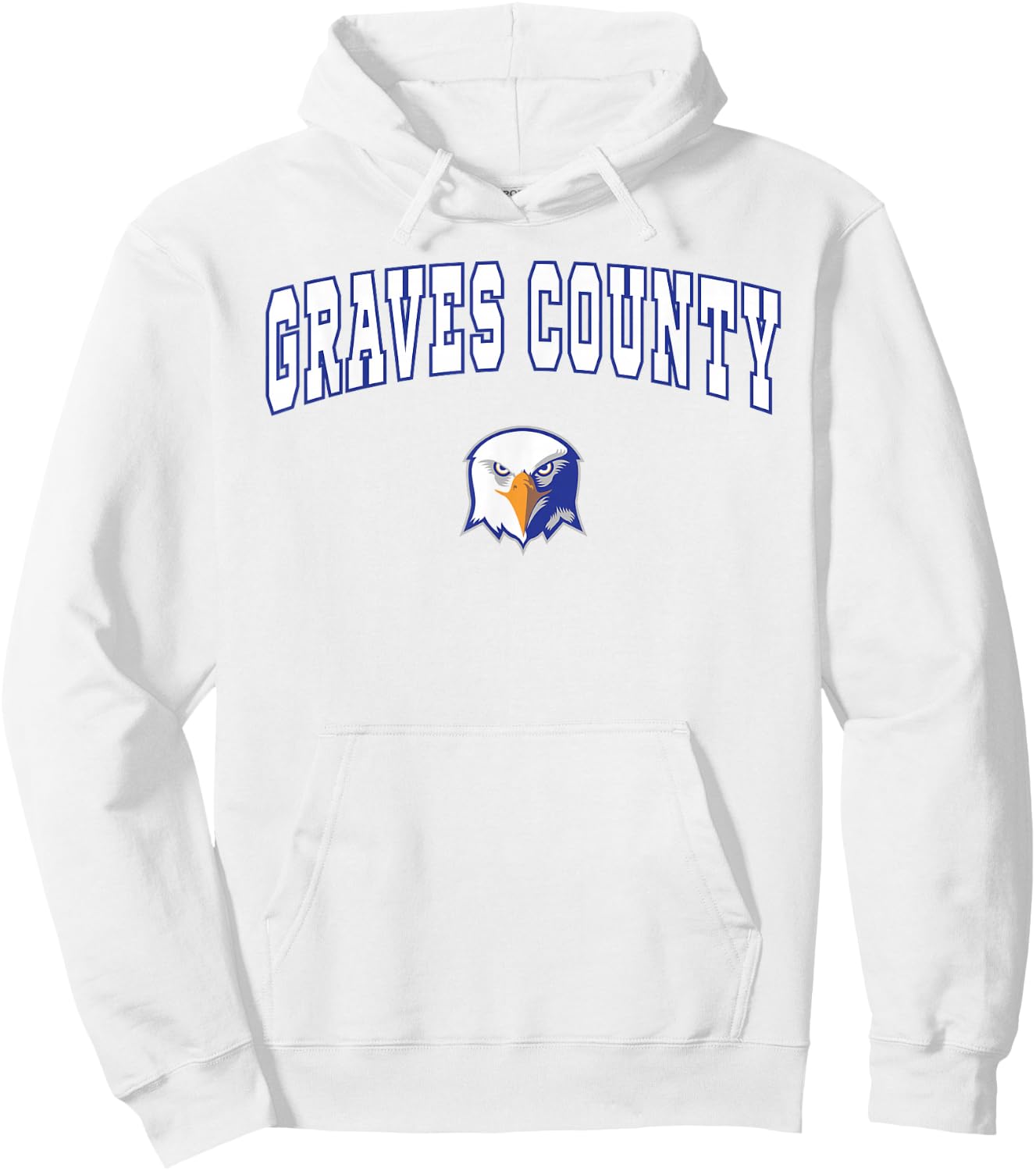 Graves County High School Eagles Hoodie - Hoodie | White